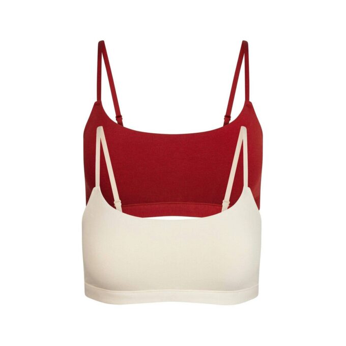 2er-Packung SCOOP Bralettes aus Baumwolljersey