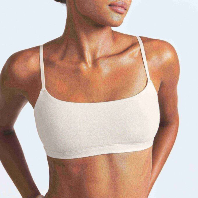 2er-Packung SCOOP Bralettes aus Baumwolljersey