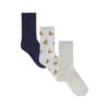 3er-Pack gerippte Crew-Socken 3er-Pack gerippte Crew-Socken