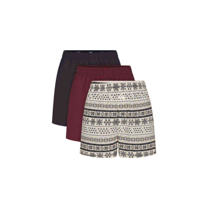 3er-Pack Herren-Boxershorts aus Baumwollpopeline 3er-Pack Herren-Boxershorts aus Baumwollpopeline