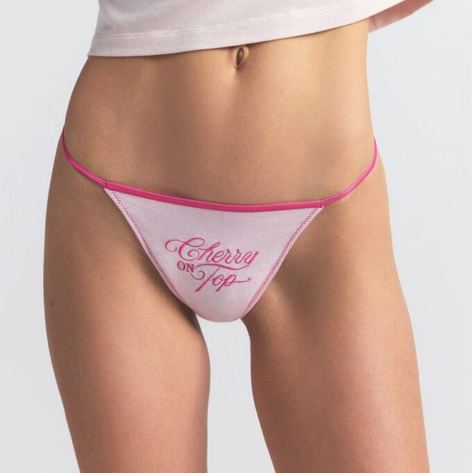 5er-Pack Bikini-Strings aus Baumwolljersey 5er-Pack Bikini-Strings aus Baumwolljersey