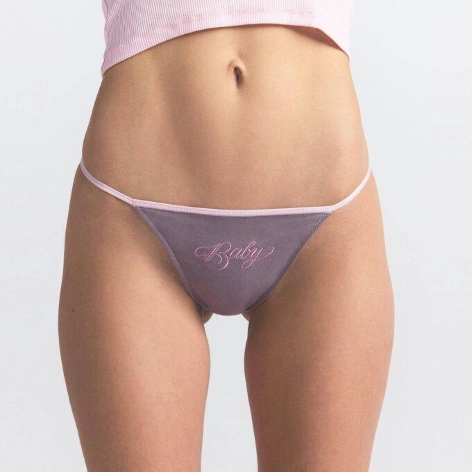 5er-Pack Bikini-Strings aus Baumwolljersey 5er-Pack Bikini-Strings aus Baumwolljersey