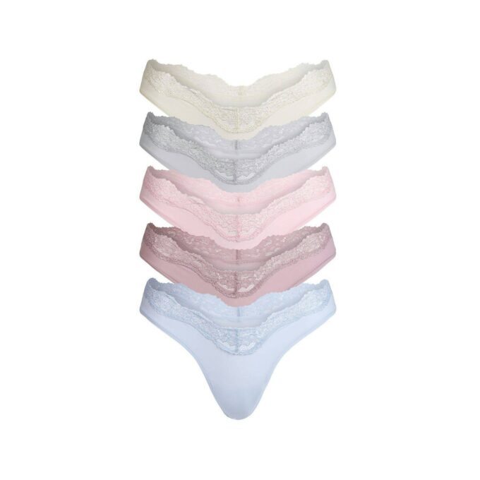 5er-Pack Spitzen-Tanga, passend für alle Körpertypen 5er-Pack Spitzen-Tanga, passend für alle Körpertypen