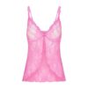 Babydoll-Top aus Stretch-Spitze
