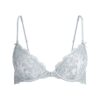 Bestickte Dessous, vorne geschlossen, ungefütterter BH Bestickte Dessous, vorne geschlossen, ungefütterter BH