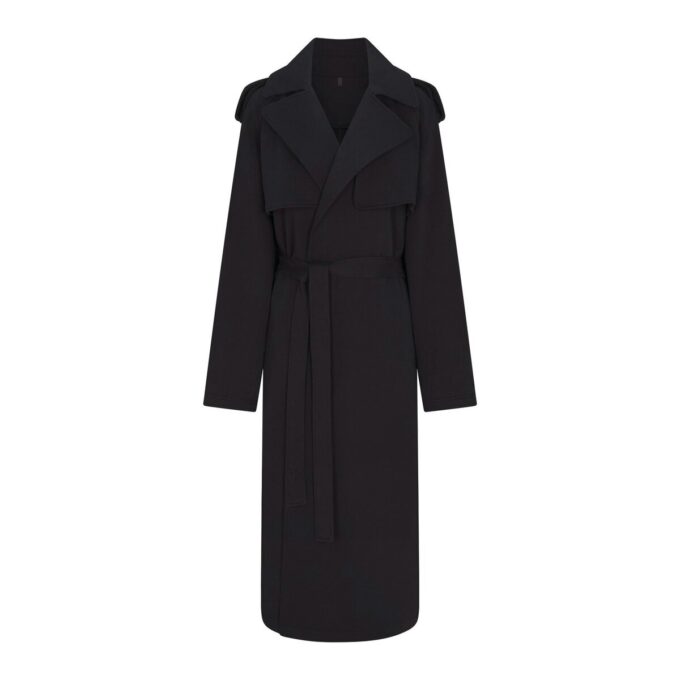 BOYFARD FLEECE ÜBERGRÖSSERTER TRENCHMANTEL