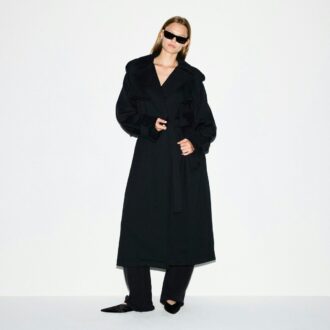 BOYFARD FLEECE ÜBERGRÖSSERTER TRENCHMANTEL