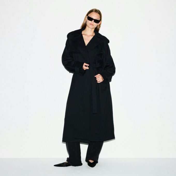 BOYFARD FLEECE ÜBERGRÖSSERTER TRENCHMANTEL