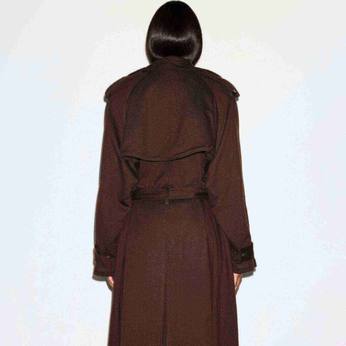 BOYFARD FLEECE ÜBERGRÖSSERTER TRENCHMANTEL