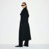 BOYFARD FLEECE ÜBERGRÖSSERTER TRENCHMANTEL