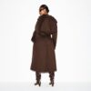 BOYFARD FLEECE ÜBERGRÖSSERTER TRENCHMANTEL