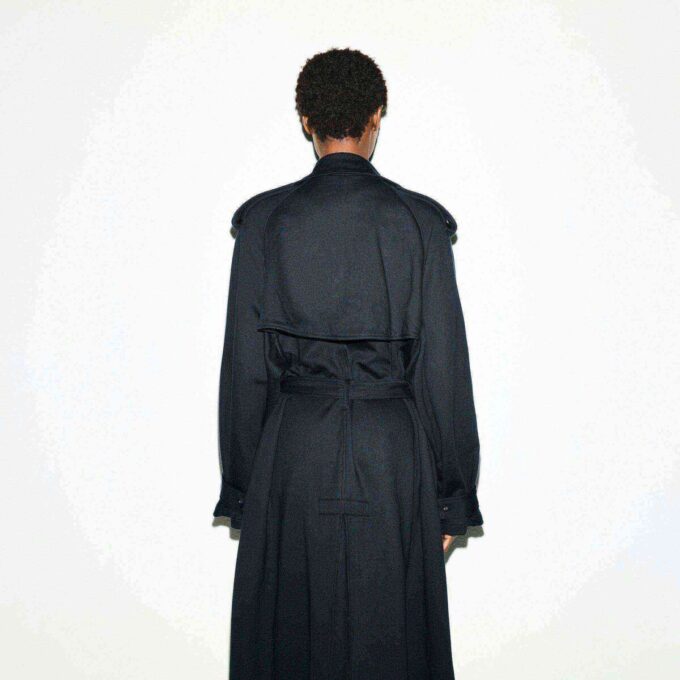 BOYFARD FLEECE ÜBERGRÖSSERTER TRENCHMANTEL