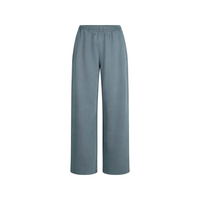 Boyfriend-Fleece-Oversize-Hose mit geradem Bein