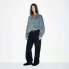 Boyfriend Fleece Oversized Zip-Up Hoodie