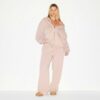Boyfriend Fleece Oversized Zip-Up Hoodie