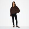 Boyfriend Fleece Oversized Zip-Up Hoodie
