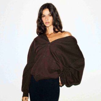 Boyfriend Fleece Oversized Zip-Up Hoodie