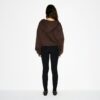 Boyfriend Fleece Oversized Zip-Up Hoodie