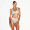 BRALETTE AUS BAUMWOLLRIPPEN MIT SPLIT-HALS-AUSSCHNITT BRALETTE AUS BAUMWOLLRIPPEN MIT SPLIT-HALS-AUSSCHNITT