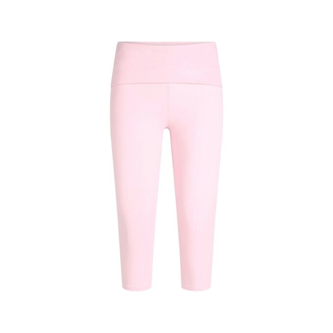 Caprihose aus Baumwolljersey mit Umschlag Caprihose aus Baumwolljersey mit Umschlag