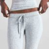 Crop-Hose aus Baumwolljersey mit niedrigem Bund Crop-Hose aus Baumwolljersey mit niedrigem Bund