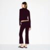 Crop-Hose aus Baumwolljersey mit niedrigem Bund Crop-Hose aus Baumwolljersey mit niedrigem Bund
