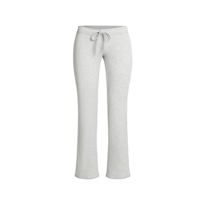 Crop-Hose aus Baumwolljersey mit niedrigem Bund Crop-Hose aus Baumwolljersey mit niedrigem Bund