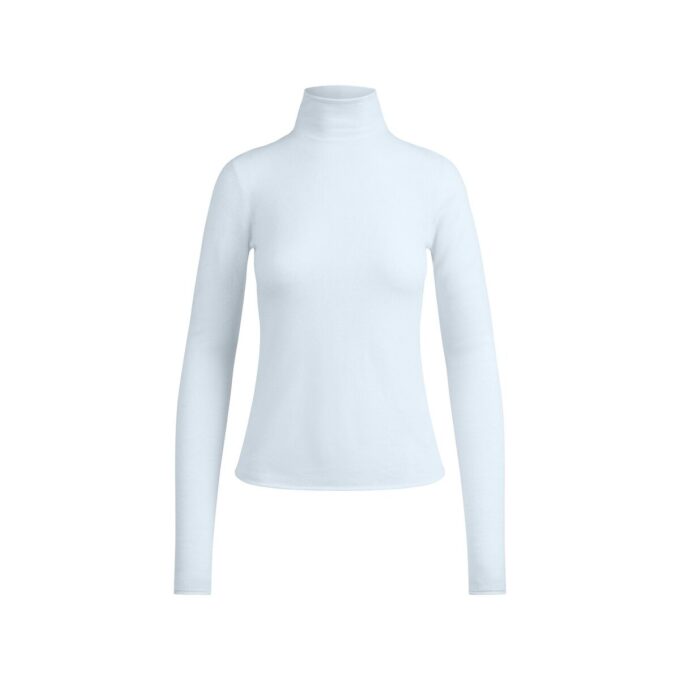 Federleichter Kaschmir-Rollkragenpullover