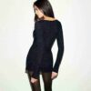 FEDERLEICHTES KASCHMIR-HENLEY-MINIKLEID FEDERLEICHTES KASCHMIR-HENLEY-MINIKLEID