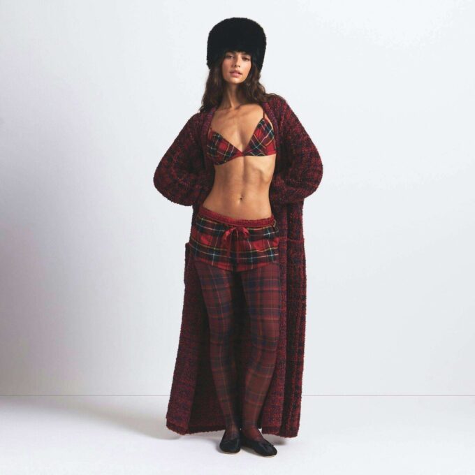 Flanell-Schlaf-Dreieck-Bralette Flanell-Schlaf-Dreieck-Bralette
