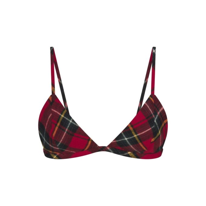 Flanell-Schlaf-Dreieck-Bralette Flanell-Schlaf-Dreieck-Bralette