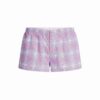 Flanell-Schlafanzug, freche Boxershorts Flanell-Schlafanzug, freche Boxershorts