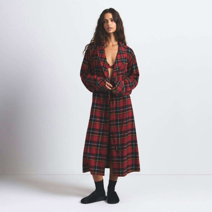 Flanell-Schlafmantel Flanell-Schlafmantel