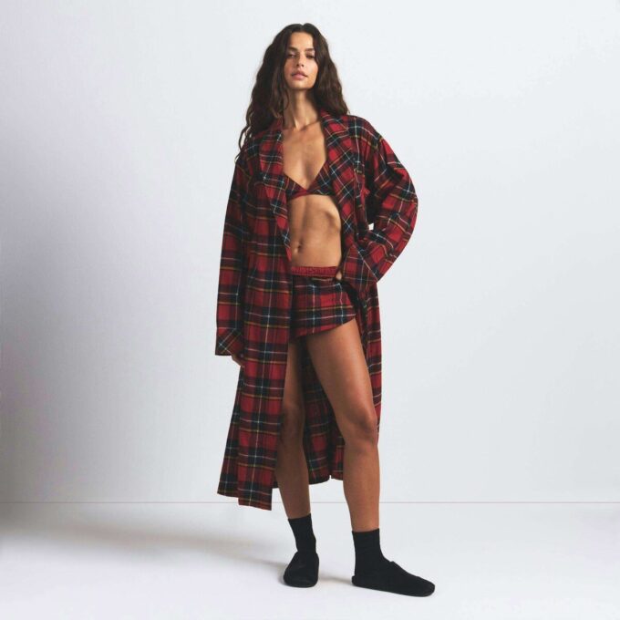 Flanell-Schlafmantel Flanell-Schlafmantel