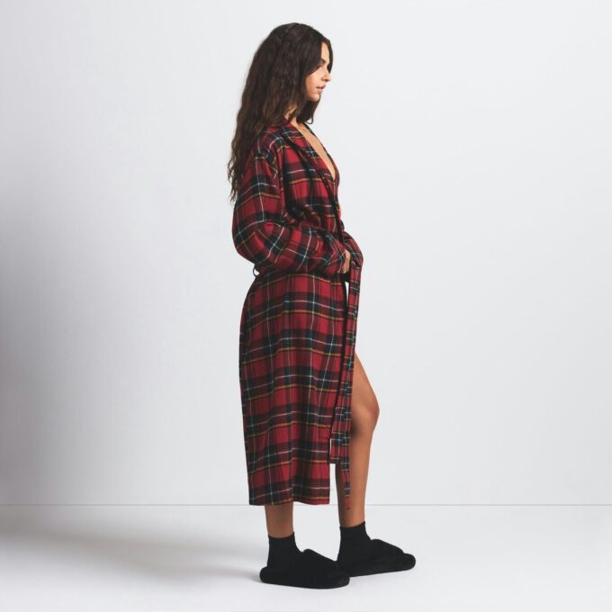 Flanell-Schlafmantel Flanell-Schlafmantel
