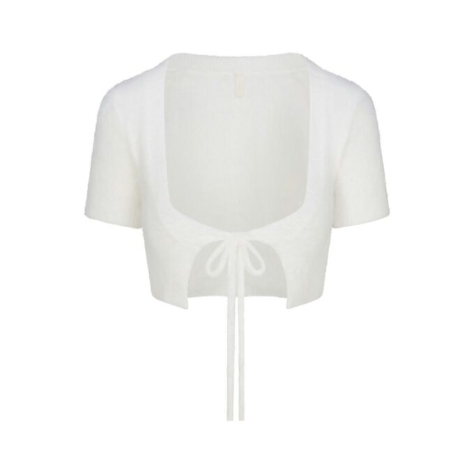 Flauschiges Strick-Crop-Top und Shorts-Set Flauschiges Strick-Crop-Top und Shorts-Set