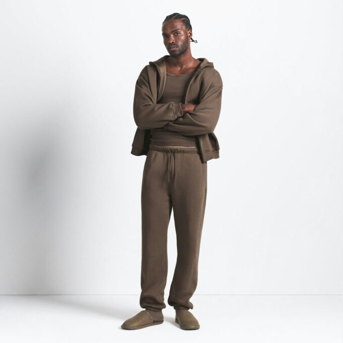 Fleece-Lounge-Herren-Jogginghose