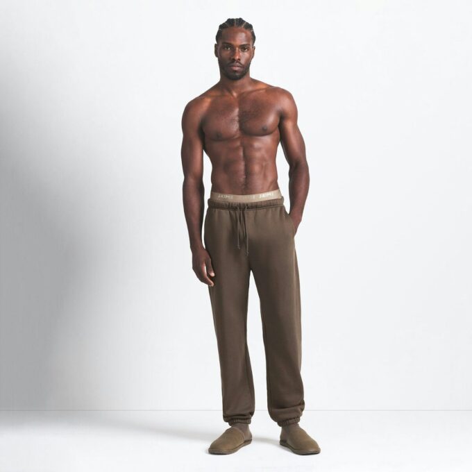 Fleece-Lounge-Herren-Jogginghose