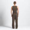 Fleece Lounge Herren Klassische Hose mit geradem Bein Fleece Lounge Herren Klassische Hose mit geradem Bein