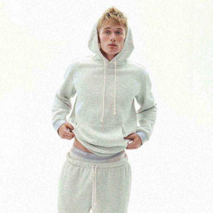 Fleece Lounge Herren Klassischer Hoodie Fleece Lounge Herren Klassischer Hoodie