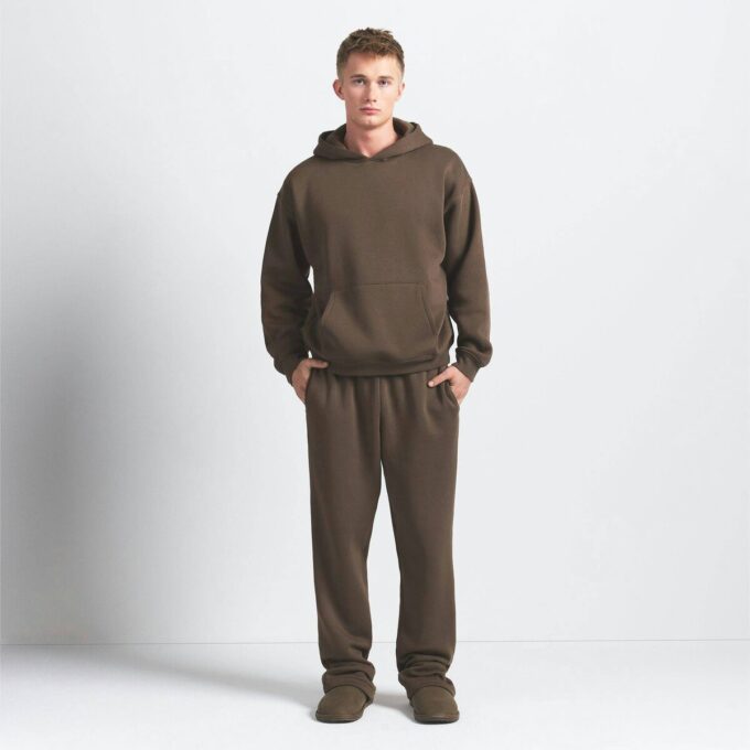 Fleece Lounge Herren Relaxed Hoodie