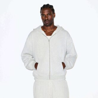Fleece Lounge Herren Relaxed Zip Up Hoodie