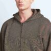 Fleece Lounge Herren Relaxed Zip Up Hoodie Fleece Lounge Herren Relaxed Zip Up Hoodie