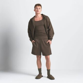 Fleece-Lounge-Shorts für Herren, locker geschnitten