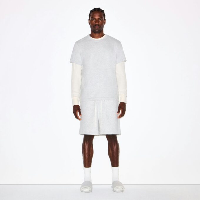 Fleece-Lounge-Shorts für Herren, locker geschnitten