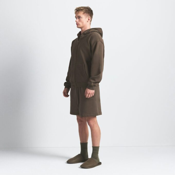 Fleece-Lounge-Shorts für Herren, locker geschnitten Fleece-Lounge-Shorts für Herren, locker geschnitten