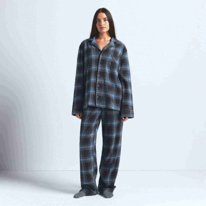 Fleece-Schlafanzug, Unisex Fleece-Schlafanzug, Unisex