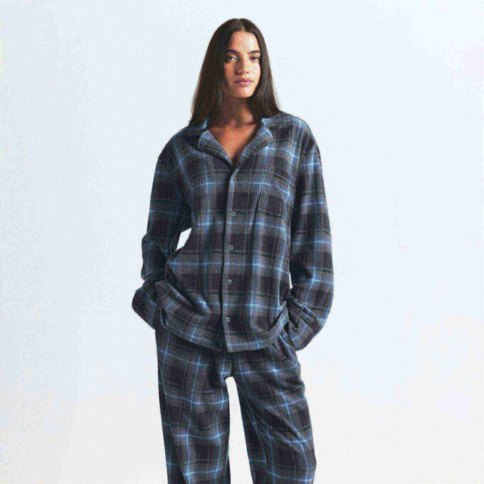 Fleece-Schlafanzug, Unisex Fleece-Schlafanzug, Unisex