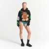 Flohmarkt-Hoodie mit Kaktusmotiv und Skims Baumwollfleece Flohmarkt-Hoodie mit Kaktusmotiv und Skims Baumwollfleece