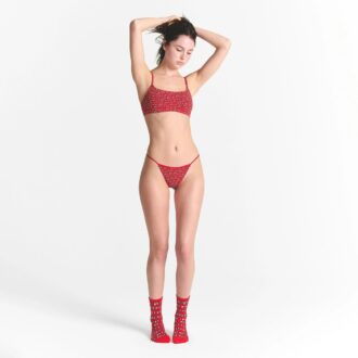 Flohmarkt-Kaktus-Bikini-Set von Skims aus Baumwolljersey, 5er-Pack